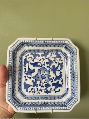 🦋Vintage Ceramic Square Floral Tray🦋